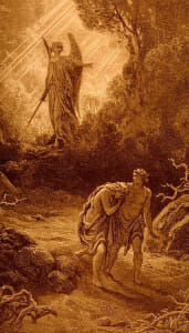 Gustave Dore's Adam and Eve Cast Out